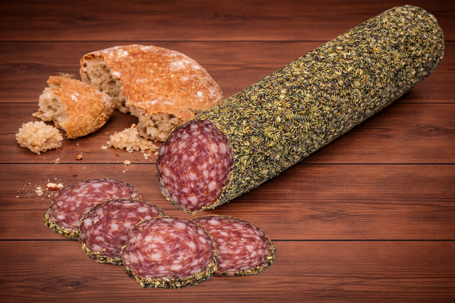 Coated Salami