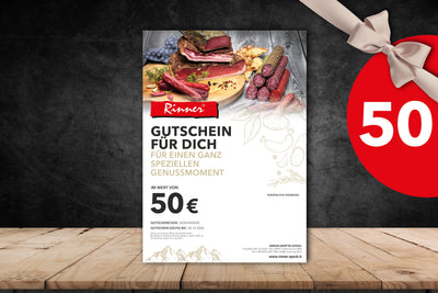 Rinner Gutschein 50€