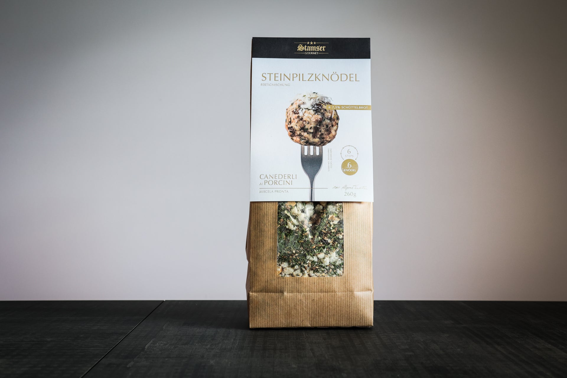 Stamser Steinpilzknödel 260g | Stamser porcini mushroom dumplings 260g